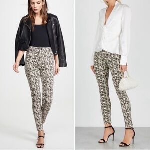 Good American Good Legs Snake Print Skinny Jeans Size 30